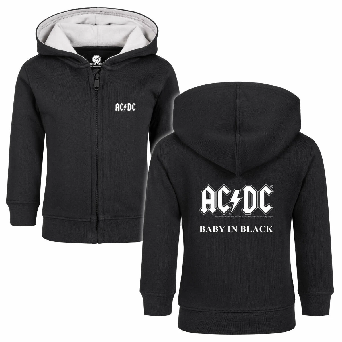 AC/DC (Baby In Black) - Baby Kapuzenjacke 3 AC/DC (Baby In Black) - Baby Kapuzenjacke – Bild 3