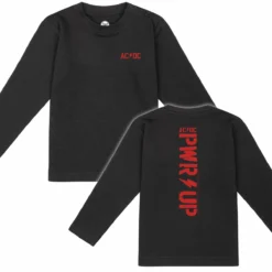 AC/DC (PWR UP) - Baby Longsleeve -Metal Kids Elegant Boutique ac dc pwr up baby longsleeve