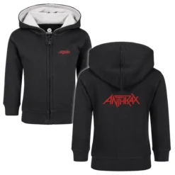 Anthrax (Logo) - Baby Kapuzenjacke -Metal Kids Elegant Boutique anthrax logo baby kapuzenjacke
