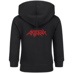 Anthrax (Logo) - Baby Kapuzenjacke -Metal Kids Elegant Boutique anthrax logo baby kapuzenjacke4