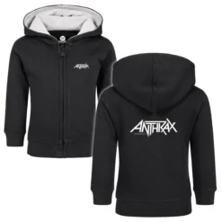 Anthrax (Logo) - Baby Kapuzenjacke -Metal Kids Elegant Boutique anthrax logo baby kapuzenjacke6