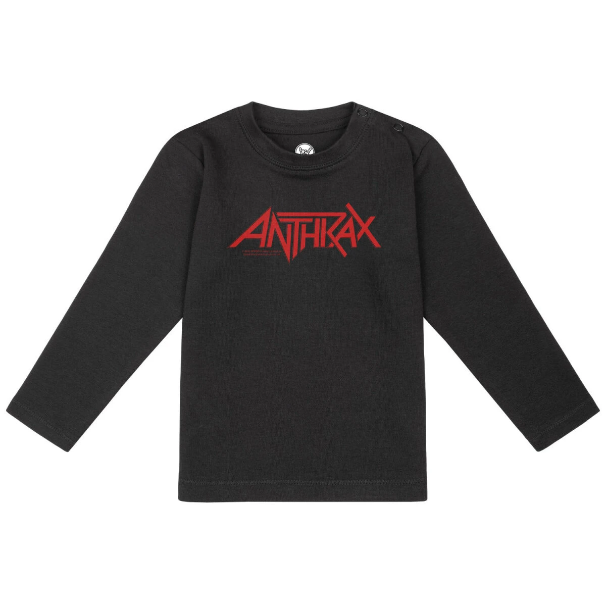 Anthrax (Logo) - Baby Longsleeve 2 Anthrax (Logo) - Baby Longsleeve – Bild 2