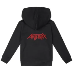 Anthrax (Logo) - Kinder Kapuzenjacke 14 Anthrax (Logo) - Kinder Kapuzenjacke -Metal Kids Elegant Boutique anthrax logo kinder kapuzenjacke5