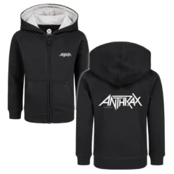 Anthrax (Logo) - Kinder Kapuzenjacke 17 Anthrax (Logo) - Kinder Kapuzenjacke -Metal Kids Elegant Boutique anthrax logo kinder kapuzenjacke6