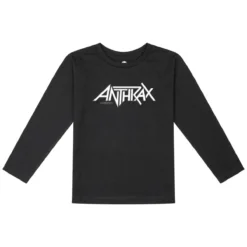 Anthrax (Logo) - Kinder Longsleeve -Metal Kids Elegant Boutique anthrax logo kinder longsleeve4