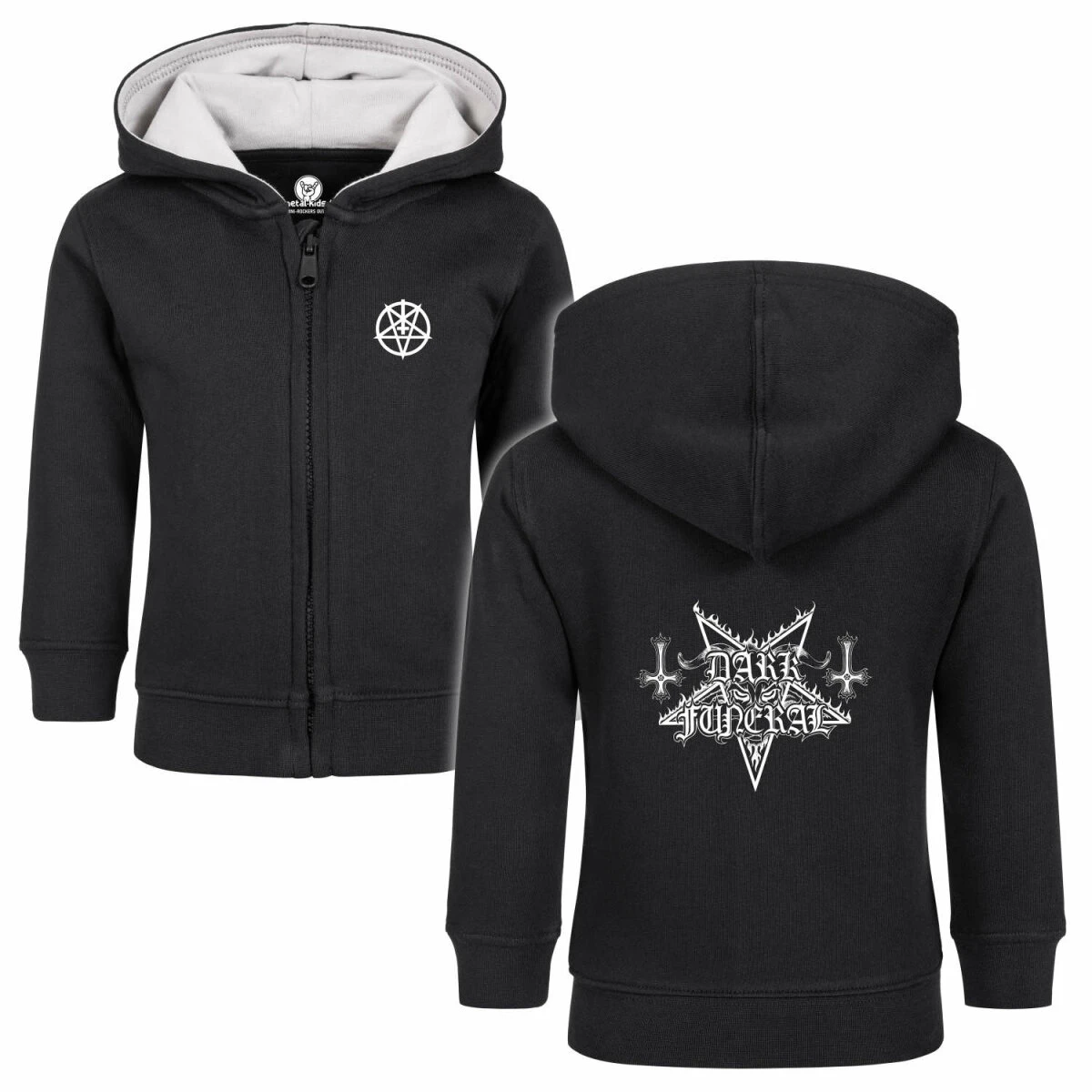 Dark Funeral (Logo) - Baby Kapuzenjacke 3 Dark Funeral (Logo) - Baby Kapuzenjacke – Bild 3