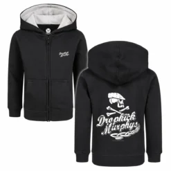 Dropkick Murphys (Scally Skull Ship) - Kinder Kapuzenjacke -Metal Kids Elegant Boutique dropkick murphys scally skull ship kinder kapuzenjacke
