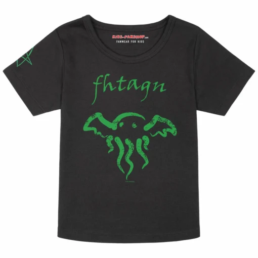 Fhtagn - Girly Shirt 8 Fhtagn - Girly Shirt -Metal Kids Elegant Boutique fhtagn girly shirt2