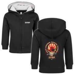 Five Finger Death Punch (Knucklehead) - Baby Kapuzenjacke -Metal Kids Elegant Boutique five finger death punch knucklehead baby kapuzenjacke