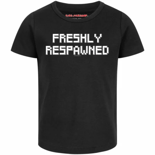 Freshly Respawned - Girly Shirt 3 Freshly Respawned - Girly Shirt -Metal Kids Elegant Boutique freshly respawned girly shirt