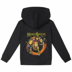 Heavysaurus (Rock 'n Rarr) - Kinder Kapuzenjacke -Metal Kids Elegant Boutique heavysaurus rock n rarr kinder kapuzenjacke5