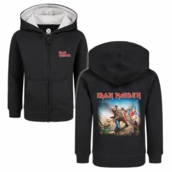 Iron Maiden (Trooper) - Kinder Kapuzenjacke -Metal Kids Elegant Boutique iron maiden trooper kinder kapuzenjacke