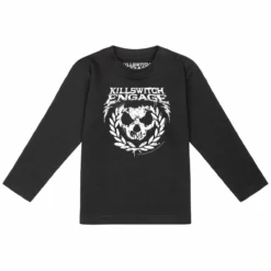 Killswitch Engage (Skull Leaves) - Baby Longsleeve -Metal Kids Elegant Boutique killswitch engage skull leaves baby longsleeve