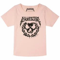Killswitch Engage (Skull Leaves) - Girly Shirt -Metal Kids Elegant Boutique killswitch engage skull leaves girly shirt6