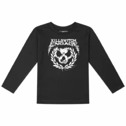 Killswitch Engage (Skull Leaves) - Kinder Longsleeve -Metal Kids Elegant Boutique killswitch engage skull leaves kinder longsleeve2