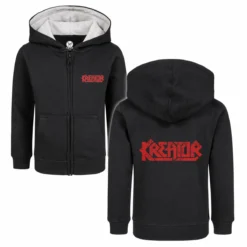 Kreator (Logo) - Kinder Kapuzenjacke -Metal Kids Elegant Boutique kreator logo kinder kapuzenjacke