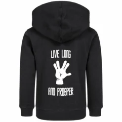 Live Long And Prosper - Kinder Kapuzenjacke -Metal Kids Elegant Boutique live long and prosper kinder kapuzenjacke4