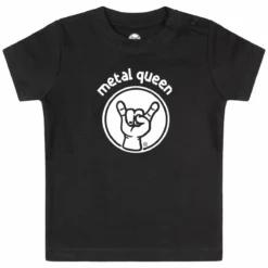 Metal Queen (Classic) - Baby T-Shirt 5 Metal Queen (Classic) - Baby T-Shirt -Metal Kids Elegant Boutique metal queen classic baby t shirt