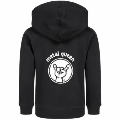 Metal Queen (Classic) - Kinder Kapuzenjacke -Metal Kids Elegant Boutique metal queen classic kinder kapuzenjacke4
