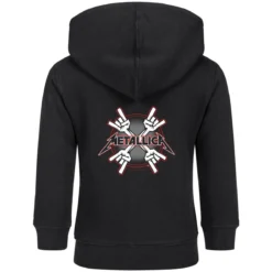Metallica (Crosshorns) - Baby Kapuzenjacke -Metal Kids Elegant Boutique metallica crosshorns baby kapuzenjacke4