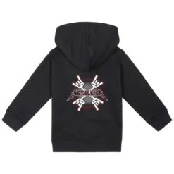 Metallica (Crosshorns) - Baby Kapuzenjacke -Metal Kids Elegant Boutique metallica crosshorns baby kapuzenjacke5