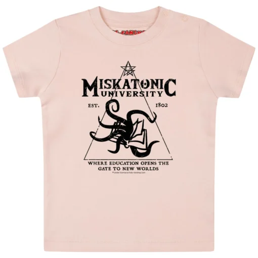 Miskatonic University - Baby T-Shirt 7 Miskatonic University - Baby T-Shirt -Metal Kids Elegant Boutique miskatonic university baby t shirt4