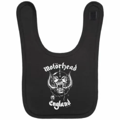 Motörhead (England: Stencil) - Baby Lätzchen -Metal Kids Elegant Boutique motoerhead england stencil baby laetzchen2