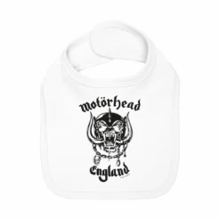 Motörhead (England: Stencil) - Baby Lätzchen -Metal Kids Elegant Boutique motoerhead england stencil baby laetzchen3