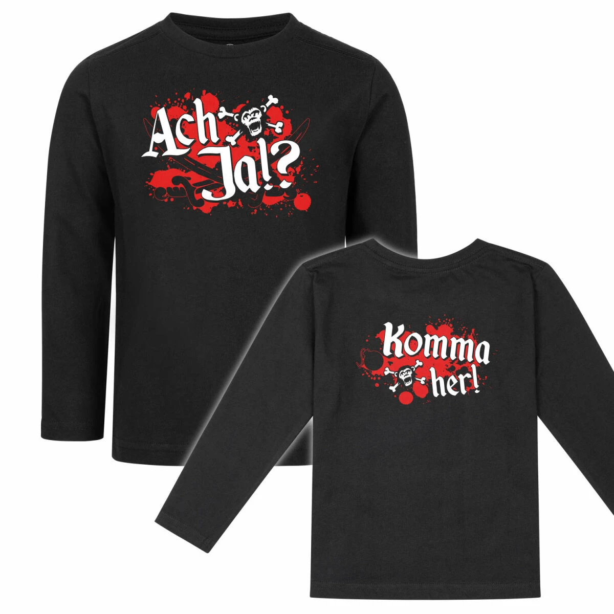 Mr. Hurley & Die Pulveraffen (Ach Ja?!) - Kinder Longsleeve 2 Mr. Hurley & Die Pulveraffen (Ach Ja?!) - Kinder Longsleeve – Bild 2