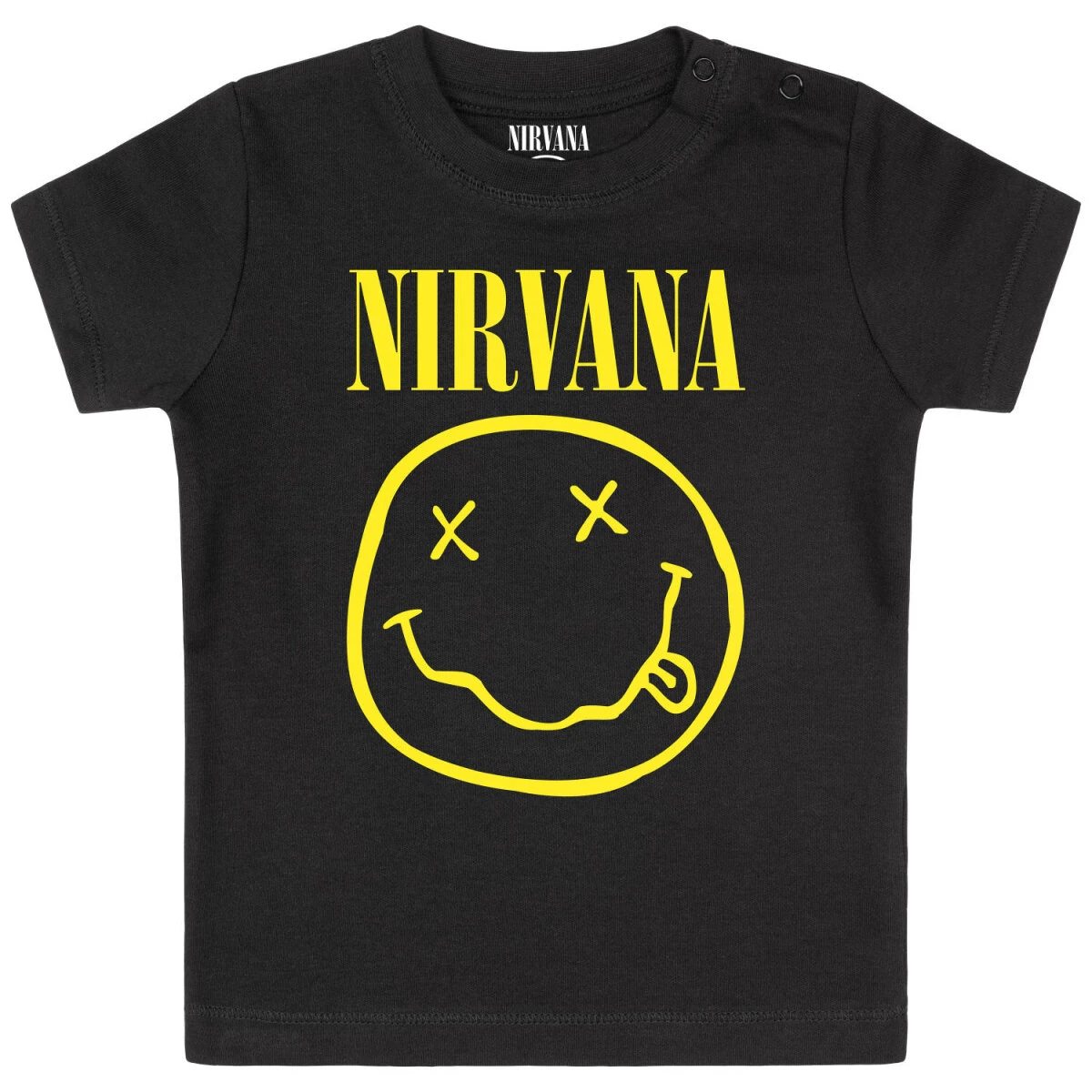 Nirvana (Smiley) - Baby T-Shirt 1 Nirvana (Smiley) - Baby T-Shirt