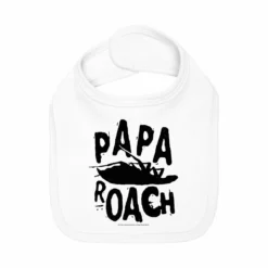 Papa Roach (Logo/Roach) - Baby Lätzchen -Metal Kids Elegant Boutique papa roach logo roach baby laetzchen3