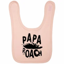 Papa Roach (Logo/Roach) - Baby Lätzchen -Metal Kids Elegant Boutique papa roach logo roach baby laetzchen6