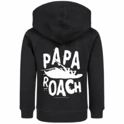 Papa Roach (Logo/Roach) - Kinder Kapuzenjacke -Metal Kids Elegant Boutique papa roach logo roach kinder kapuzenjacke4