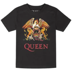 Queen (Crest) - Kinder T-Shirt 6 Queen (Crest) - Kinder T-Shirt -Metal Kids Elegant Boutique queen crest kinder t shirt2