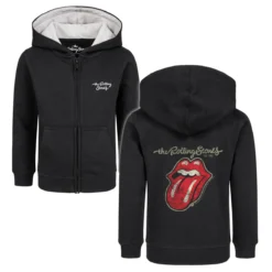 Rolling Stones (Classic Tongue) - Kinder Kapuzenjacke -Metal Kids Elegant Boutique rolling stones classic tongue kinder kapuzenjacke