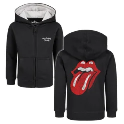 Rolling Stones (Tongue) - Kinder Kapuzenjacke 7 Rolling Stones (Tongue) - Kinder Kapuzenjacke -Metal Kids Elegant Boutique rolling stones tongue kinder kapuzenjacke