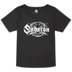 Sabaton (Crest) - Girly Shirt 10 Sabaton (Crest) - Girly Shirt -Metal Kids Elegant Boutique sabaton crest girly shirt2